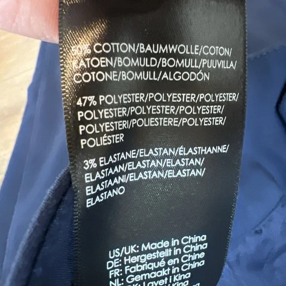 Liverpool Pants Womens 16/32 Navy Blue Bootcut Maille‎ LM5099MT Stretch Office - Picture 9 of 11